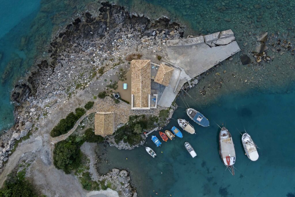 Etsi Architects Kardamyli - Teloneio from Above